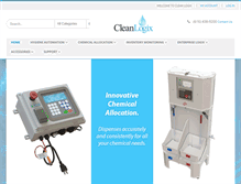 Tablet Screenshot of clean-logix.com